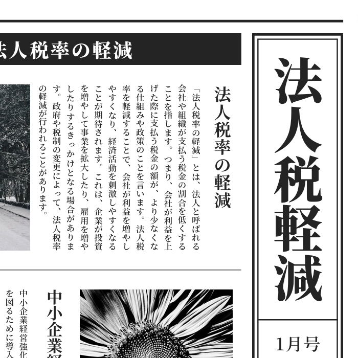 法人税軽減