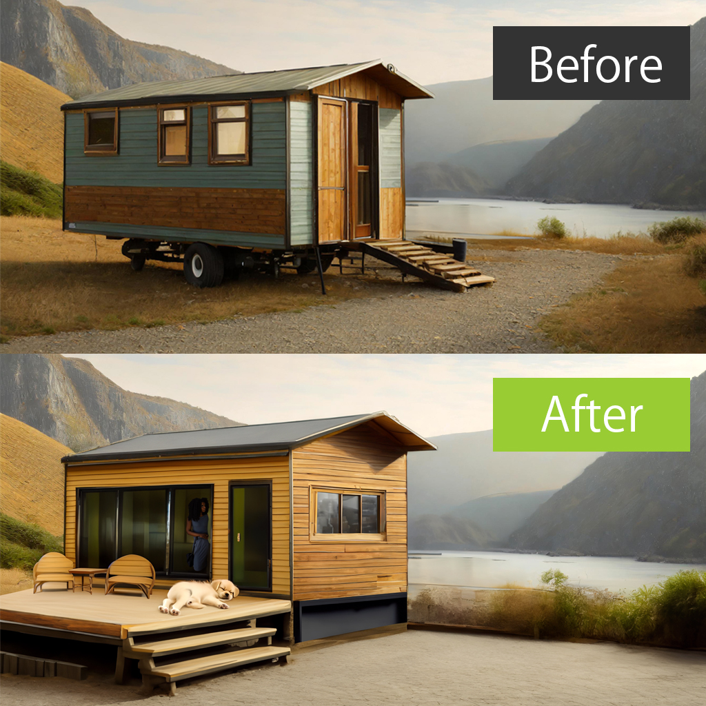 Before・After、トレーラーハウス